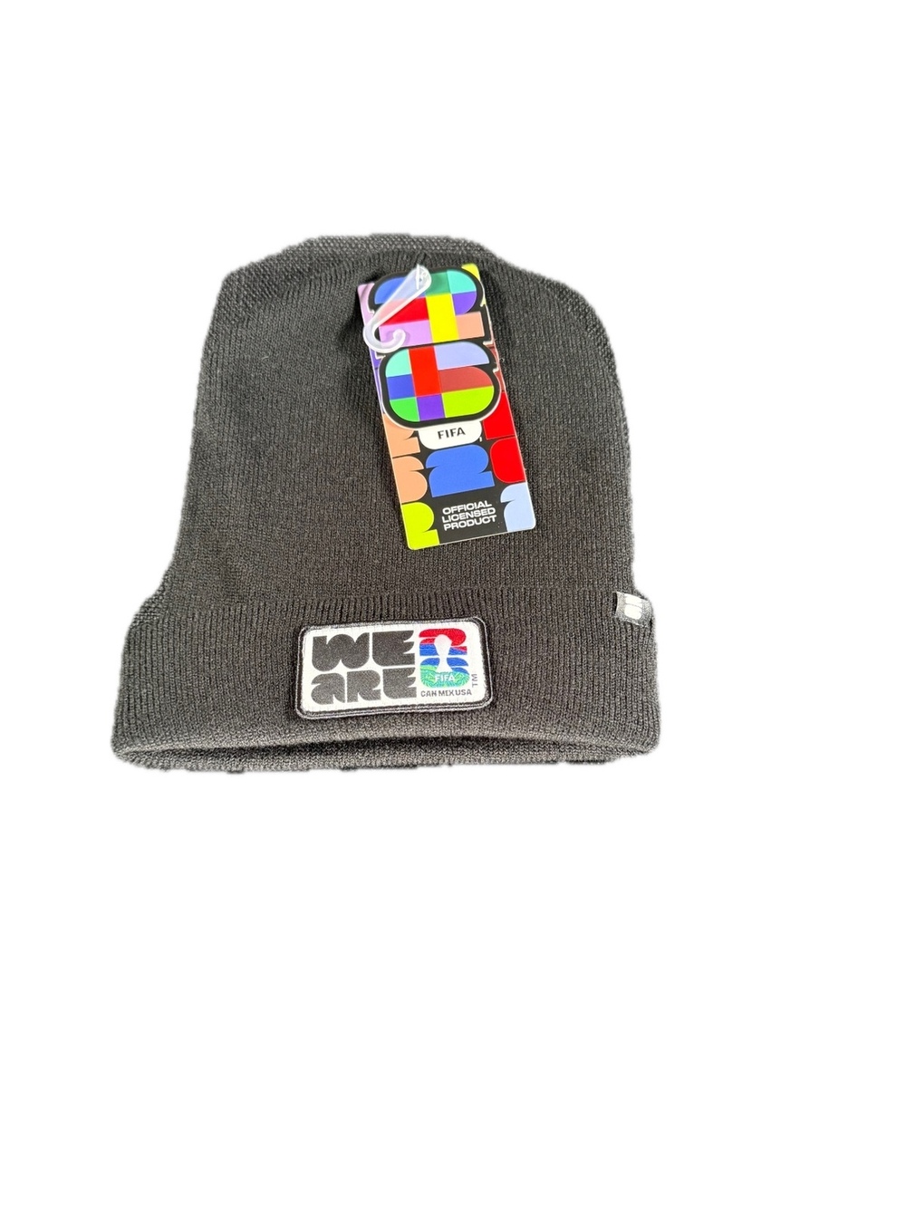 FIFA World Cup Black Knit Beanie Hat